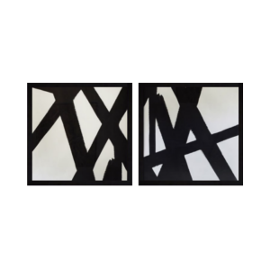 Black abstract lines